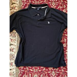 U.S. Polo Assn. Black Polo Shirt Men’s XL Short Sleeve Classic Logo